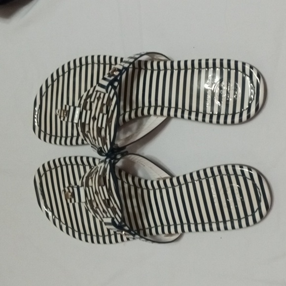 Nautical Tory Burch Miller Sandals - Picture 3 of 7